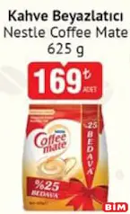 NESTLE COFFEE MATE KAHVE BEYAZLATICI 625 G
